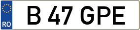Truck License Plate